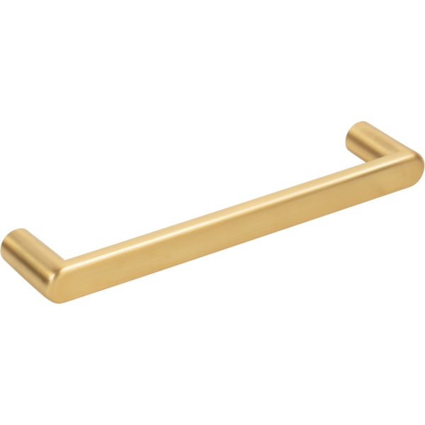 128 mm Center-to-Center Brushed Gold Gibson Cabinet Pull - Image 4