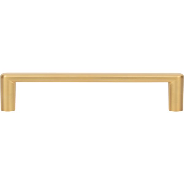 128 mm Center-to-Center Brushed Gold Gibson Cabinet Pull - Image 6