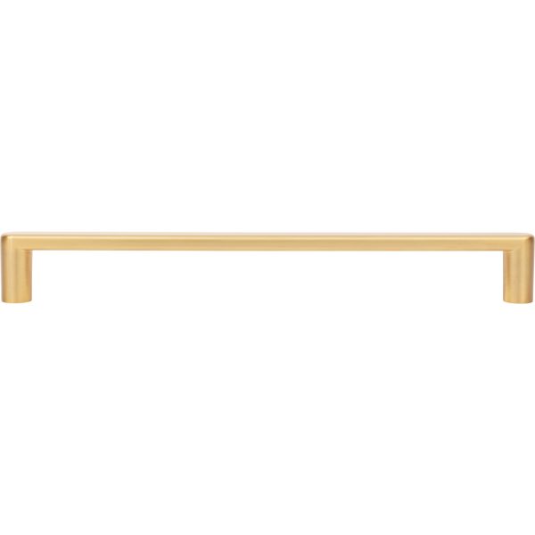 12" Center-to-Center Brushed Gold Gibson Appliance Handle - Image 6