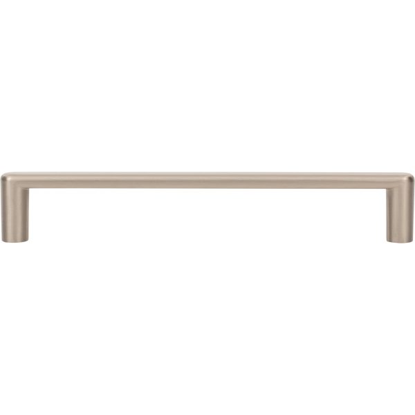 160 mm Center-to-Center Satin Nickel Gibson Cabinet Pull - Image 6