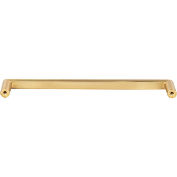 192 mm Center-to-Center Brushed Gold Gibson Cabinet Pull - Image 5