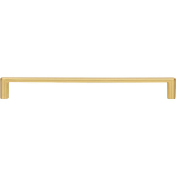 224 mm Center-to-Center Brushed Gold Gibson Cabinet Pull - Image 6