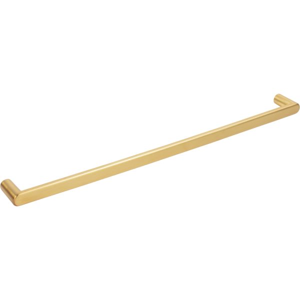 305 mm Center-to-Center Brushed Gold Gibson Cabinet Pull - Image 4