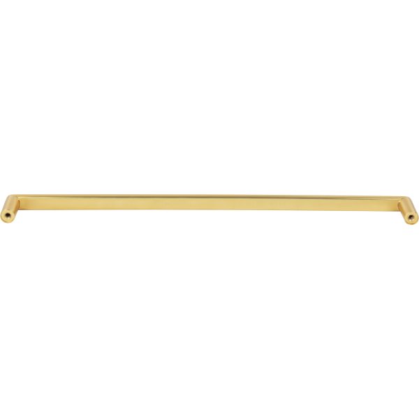 305 mm Center-to-Center Brushed Gold Gibson Cabinet Pull - Image 5