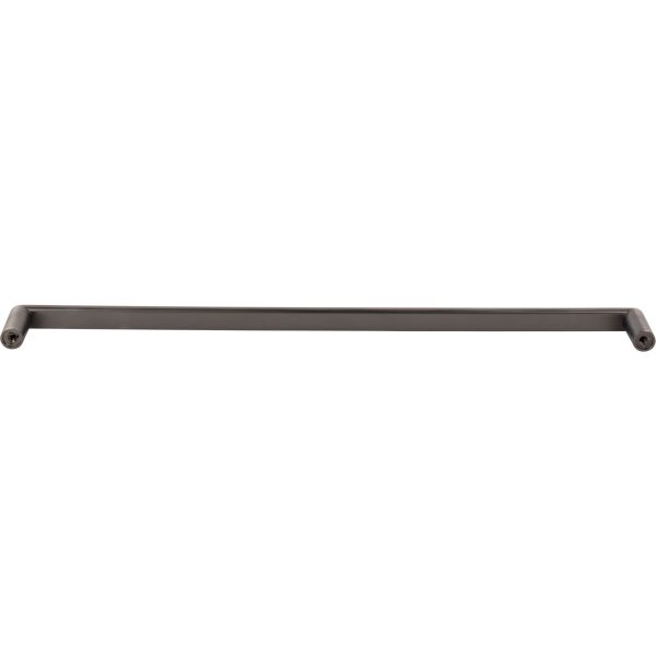 305 mm Center-to-Center Brushed Pewter Gibson Cabinet Pull - Image 5