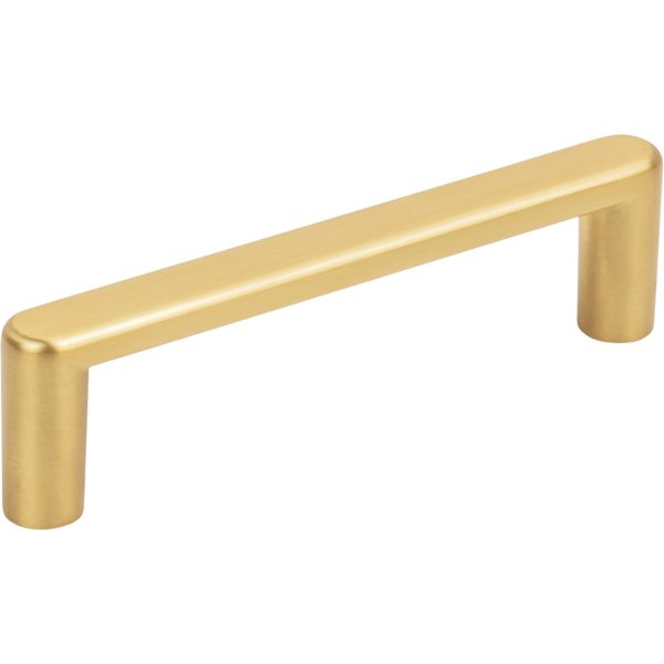 96 mm Center-to-Center Brushed Gold Gibson Cabinet Pull