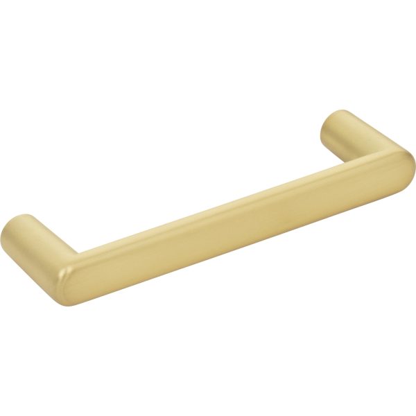 96 mm Center-to-Center Brushed Gold Gibson Cabinet Pull - Image 4
