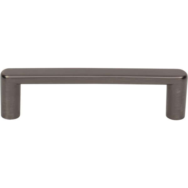 96 mm Center-to-Center Brushed Pewter Gibson Cabinet Pull - Image 3