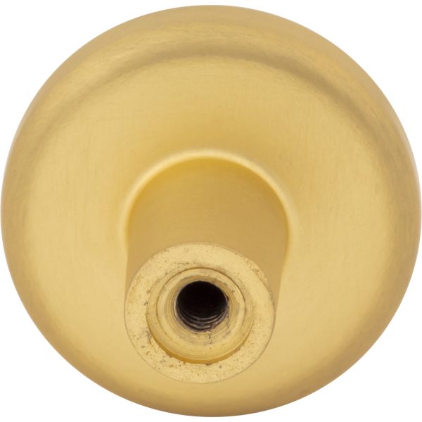 1-1/4" Diameter Brushed Gold Gibson Cabinet Knob - Image 4