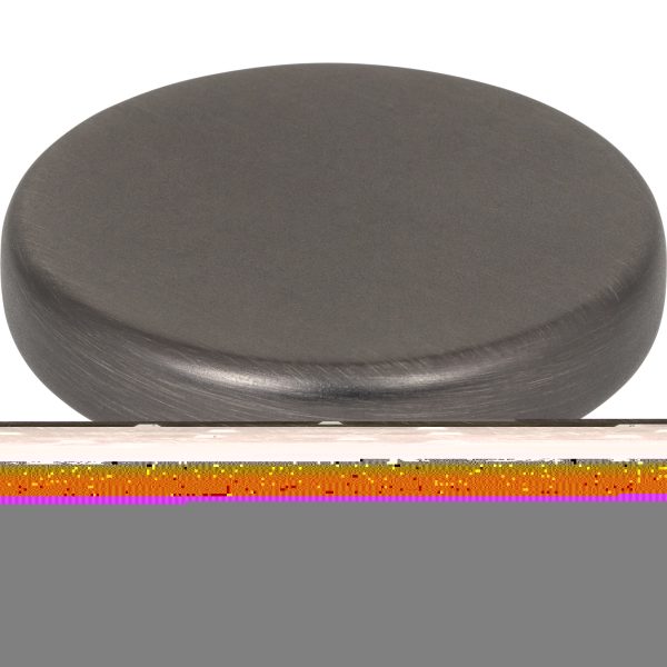 1-5/8" Diameter Brushed Pewter Gibson Cabinet Knob