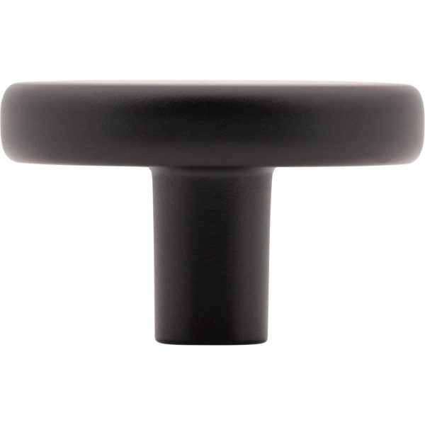 1-5/8" Diameter Matte BlackGibson Cabinet Knob - Image 5