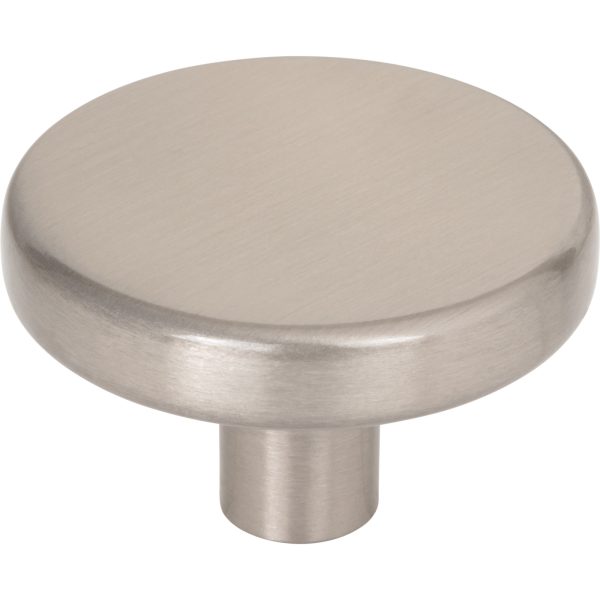 1-5/8" Diameter Satin Nickel Gibson Cabinet Knob