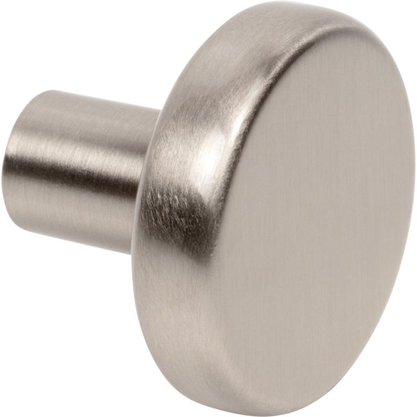 1-1/4" Diameter Satin Nickel Gibson Cabinet Knob - Image 3