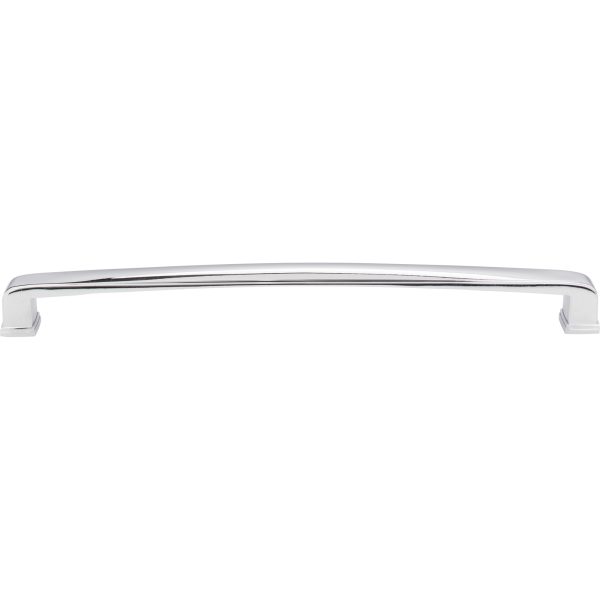 12" Center-to-Center Polished Chrome Square Milan 1 Appliance Handle - Image 3