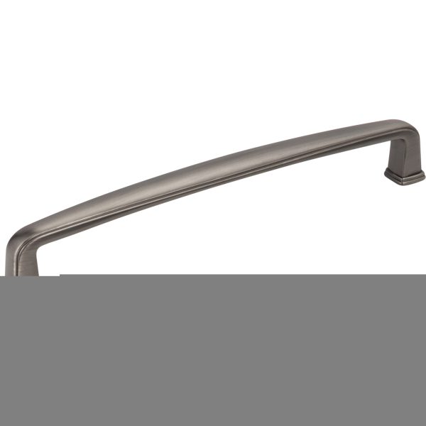 160 mm Center-to-Center Brushed Pewter Square Milan 1 Cabinet Pull