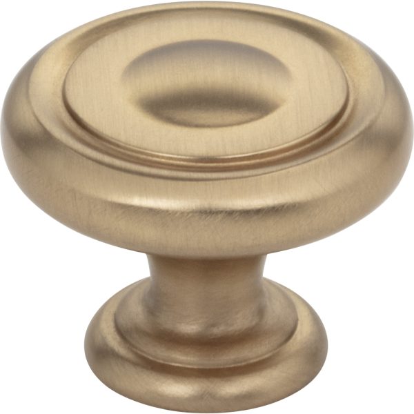 1-1/4" Diameter Satin Bronze Bremen 1 Cabinet Knob