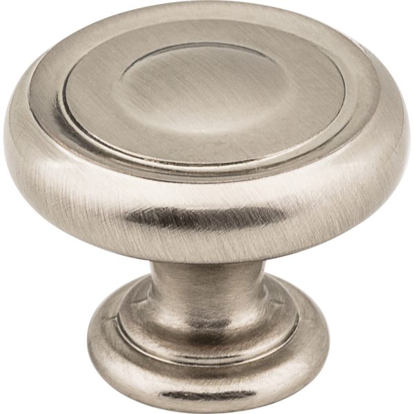 1-1/4" Diameter Satin Nickel Bremen 1 Cabinet Knob