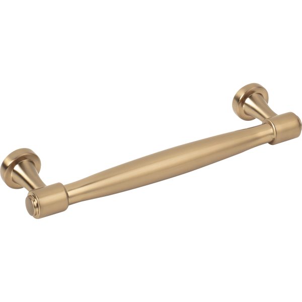 128 mm Center-to-Center Satin Bronze Jules Cabinet Pull - Image 4