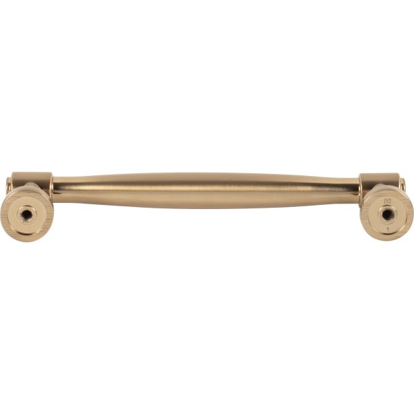 128 mm Center-to-Center Satin Bronze Jules Cabinet Pull - Image 5