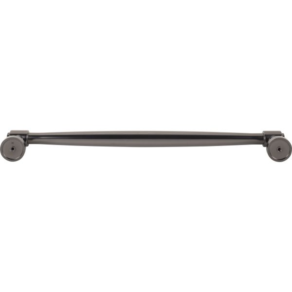 12" Center-to-Center Brushed Pewter Jules Appliance Handle - Image 5