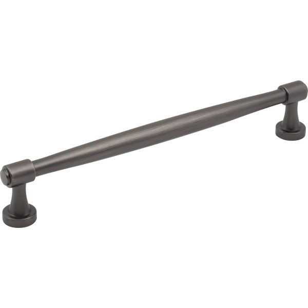 192 mm Center-to-Center Brushed Pewter Jules Cabinet Pull