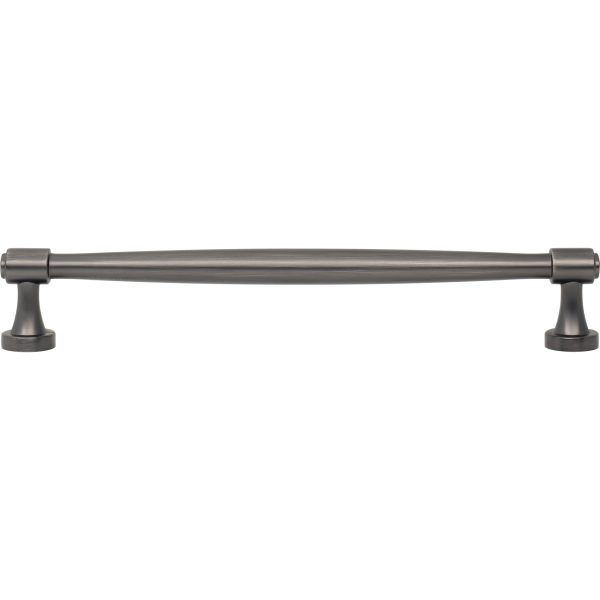 192 mm Center-to-Center Brushed Pewter Jules Cabinet Pull - Image 6