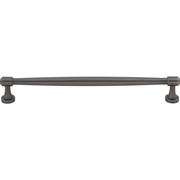 224 mm Center-to-Center Brushed Pewter Jules Cabinet Pull - Image 3