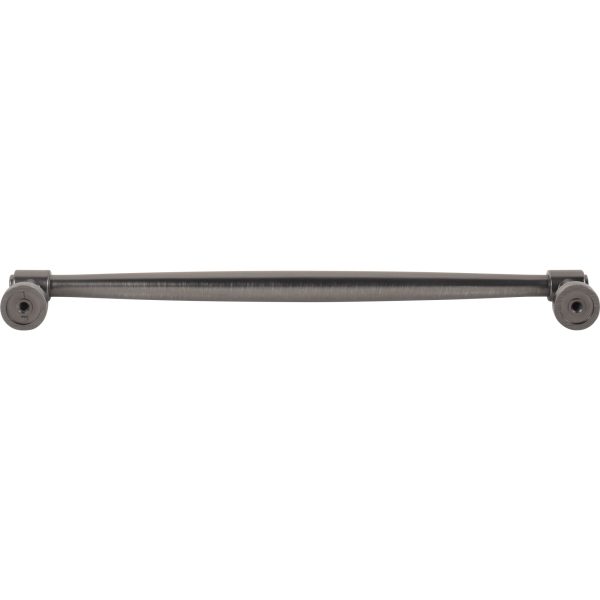 224 mm Center-to-Center Brushed Pewter Jules Cabinet Pull - Image 5