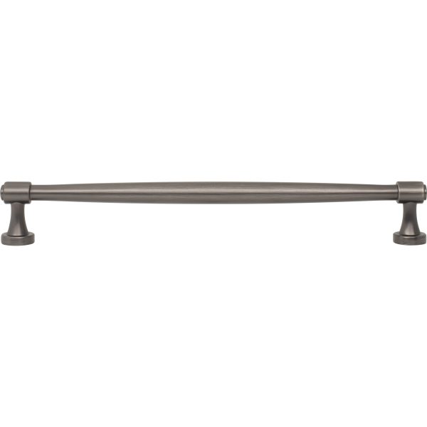 224 mm Center-to-Center Brushed Pewter Jules Cabinet Pull - Image 6