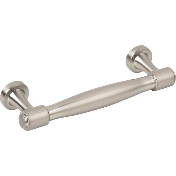 96 mm Center-to-Center Satin Nickel Jules Cabinet Pull - Image 4