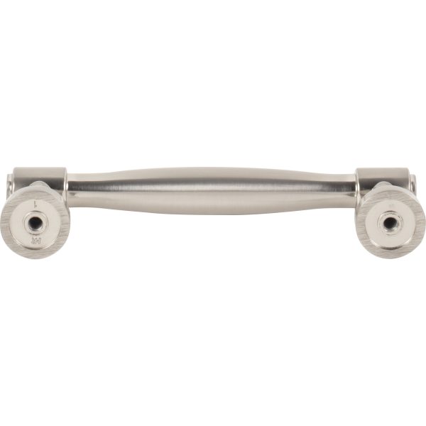 96 mm Center-to-Center Satin Nickel Jules Cabinet Pull - Image 5