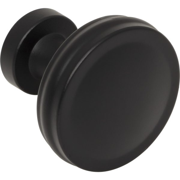 1-3/8" Diameter Matte Black Jules Cabinet Knob - Image 3