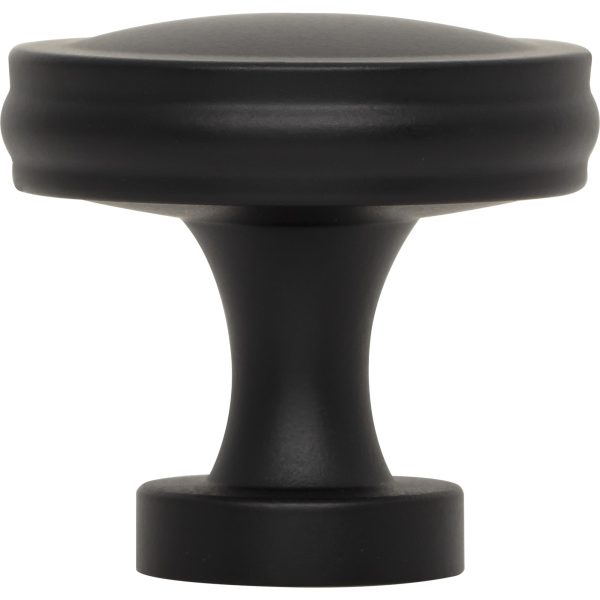 1-3/8" Diameter Matte Black Jules Cabinet Knob - Image 5