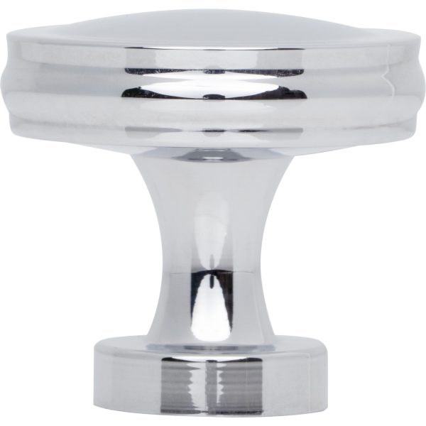1-3/8" Diameter Polished Chrome Jules Cabinet Knob - Image 5