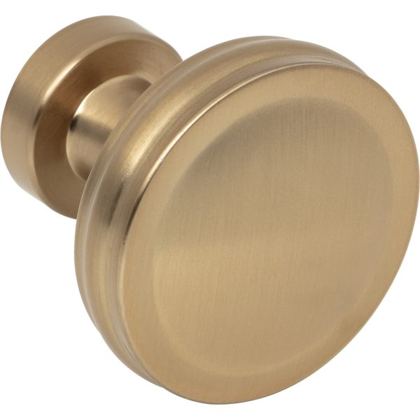 1-3/8" Diameter Satin Bronze Jules Cabinet Knob - Image 3