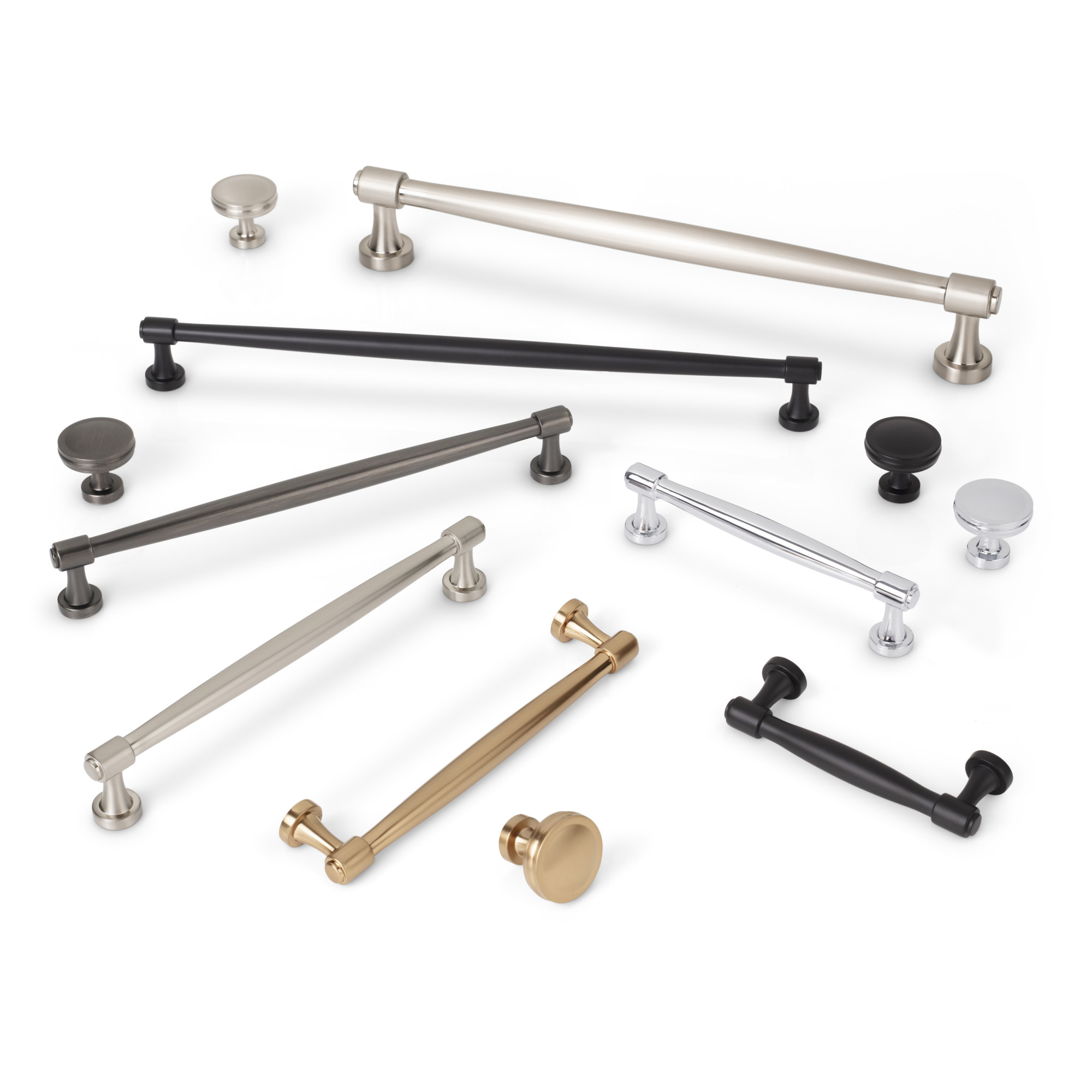 Jules Cabinet Knob in Satin Nickel