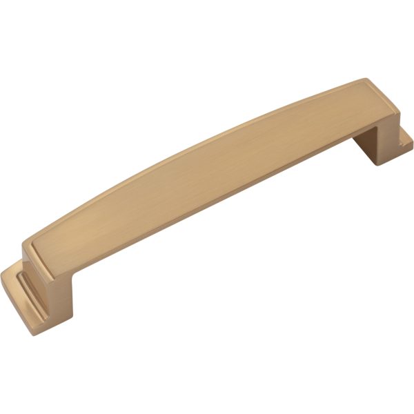 128 mm Center-to-Center Satin Bronze Square Renzo Cabinet Cup Pull - Image 5