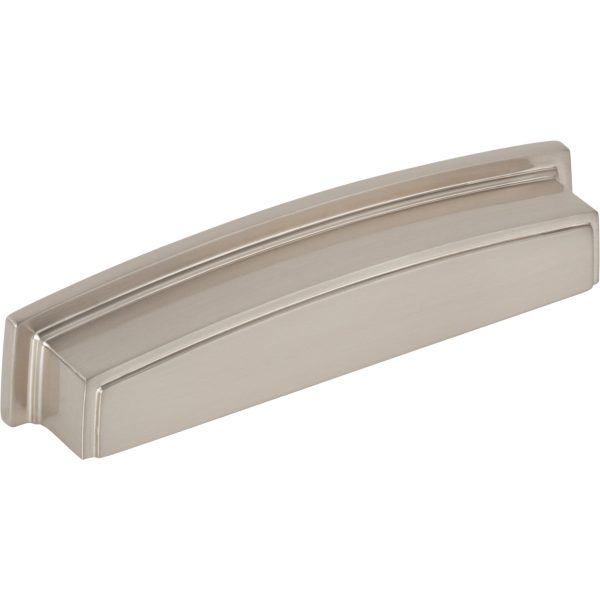 128 mm Center-to-Center Satin Nickel  Square Renzo Cabinet Cup Pull