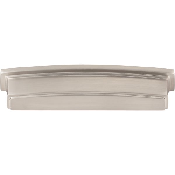 128 mm Center-to-Center Satin Nickel  Square Renzo Cabinet Cup Pull - Image 4
