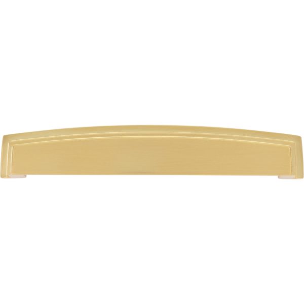 160 mm Center-to-Center Brushed Gold Square Renzo Cabinet Cup Pull - Image 6