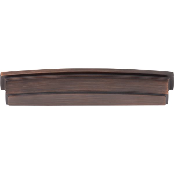 160 mm Center-to-Center Brushed Oil Rubbed Bronze Square Renzo Cabinet Cup Pull - Image 4