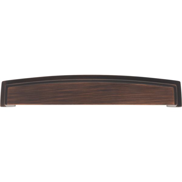 160 mm Center-to-Center Brushed Oil Rubbed Bronze Square Renzo Cabinet Cup Pull - Image 6