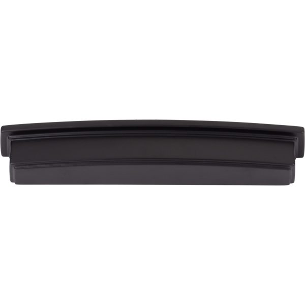 160 mm Center-to-Center Matte Black Square Renzo Cabinet Cup Pull - Image 4