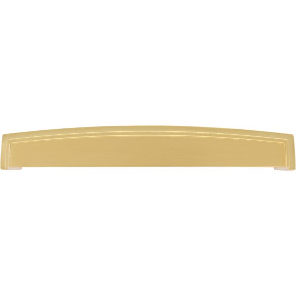 192 mm Center-to-Center Brushed Gold Square Renzo Cabinet Cup Pull - Image 6
