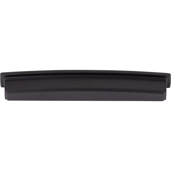 192 mm Center-to-Center Matte Black Square Renzo Cabinet Cup Pull - Image 4