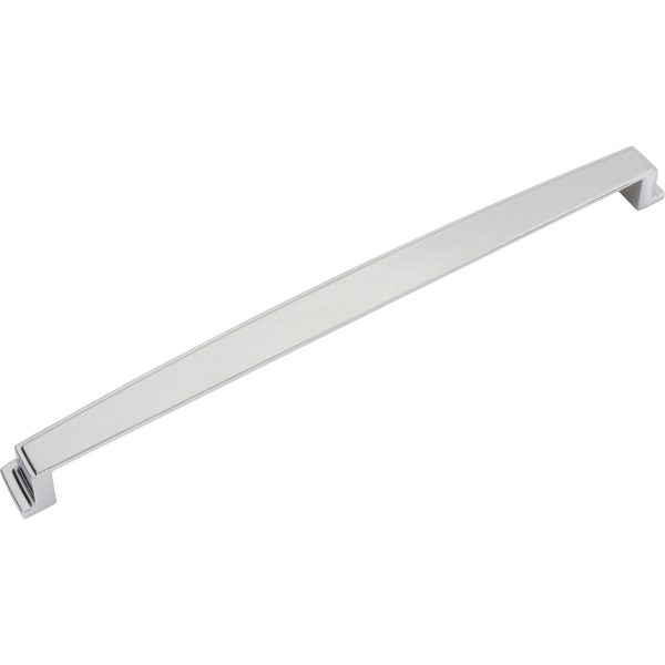 305 mm Center-to-Center Polished Chrome Square Renzo Cabinet Cup Pull - Image 5