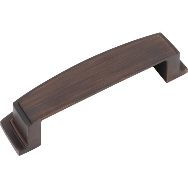 96 mm Center-to-Center Brushed Oil Rubbed Bronze Square Renzo Cabinet Cup Pull - Image 5
