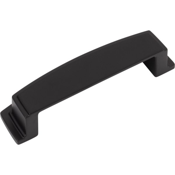 96 mm Center-to-Center Matte Black Square Renzo Cabinet Cup Pull - Image 5