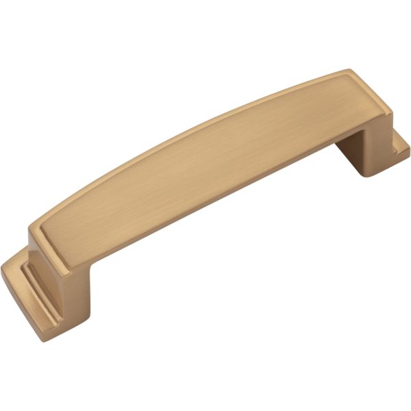96 mm Center-to-Center Satin Bronze Square Renzo Cabinet Cup Pull - Image 5