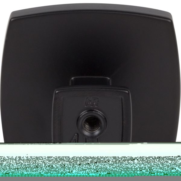 1-3/4" Overall Length Matte Black Square Renzo Cabinet Knob - Image 4